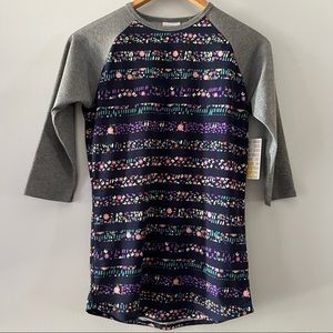 NWT LuLaRoe Striped Floral Randy Size XXS